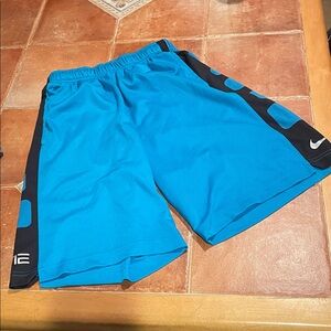 Nike Men's Athletic Shorts in Blue and Black